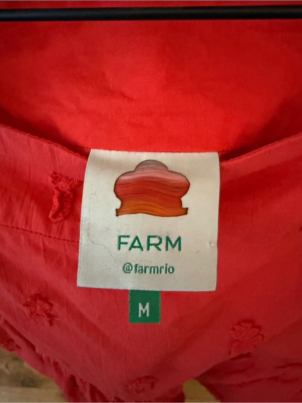 FARM Rio Red Tiered Ruffle Mini Skirt - Picture 2 of 5